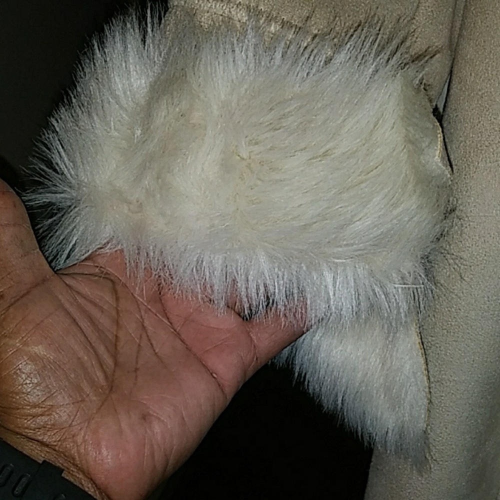 Clean suede fur coat - Picture 4 of 8